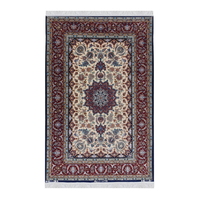 Luxurious Hand-Woven Isfahan Silk Rug | 2.6 m2