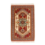 Luxurious Hand-Knotted Dome Rug from Golestan | Wool & Silk Blend
