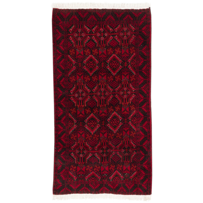 Luxurious Persian Hand-Knotted Rug from Khorasan - Navy Wool