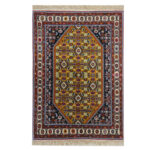 Luxurious One Meter Hand-Knotted Shiraz Fleece Rug