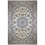 Luxurious Nain Wool & Silk Hand-Knotted Rug - 3m Size
