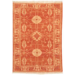 Luxurious Persian Hand-Woven Wool Rug from Golestan | Peach 1.58 m2