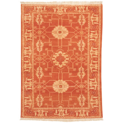 Luxurious Persian Hand-Woven Wool Rug from Golestan | Peach 1.58 m2