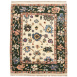 Luxurious Kashmar Hand-Knotted Wool Rug - 3m