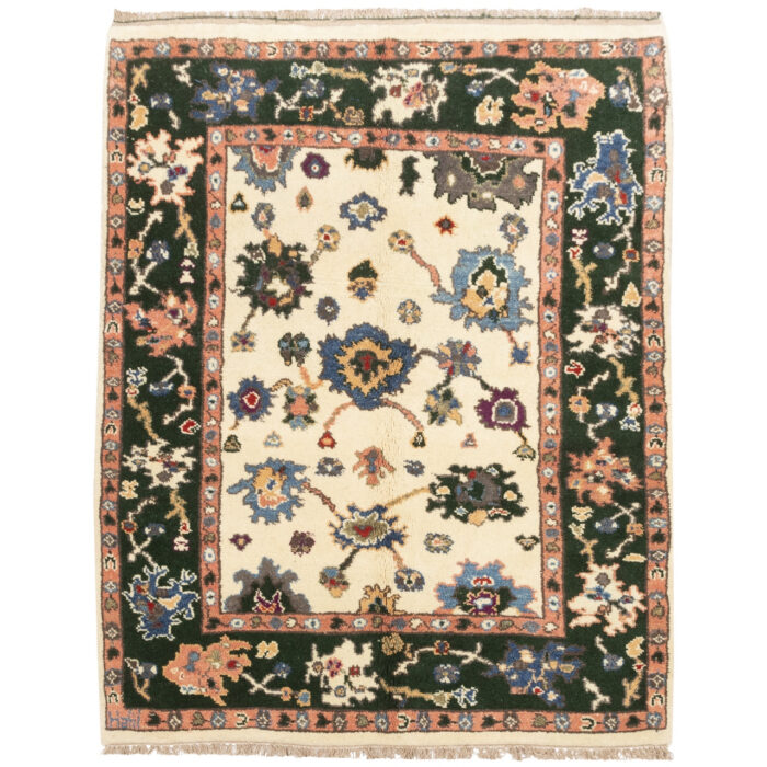 Luxurious Kashmar Hand-Knotted Wool Rug - 3m