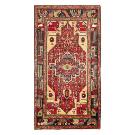 Luxurious Hand-Knotted Kermanshah Wool Rug - 4.37m2