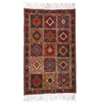 Luxurious 2.6m Hand-Knotted Wool Rug from Chaharmahal and Bakhtiari