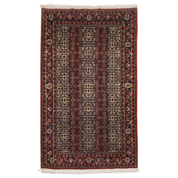 Luxurious Bijar Plan Hand-Knotted Wool Rug - 2m Multicolour Beauty