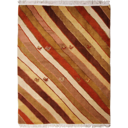 Luxurious Three-Meter Hand-Knotted Harris Wool Rug