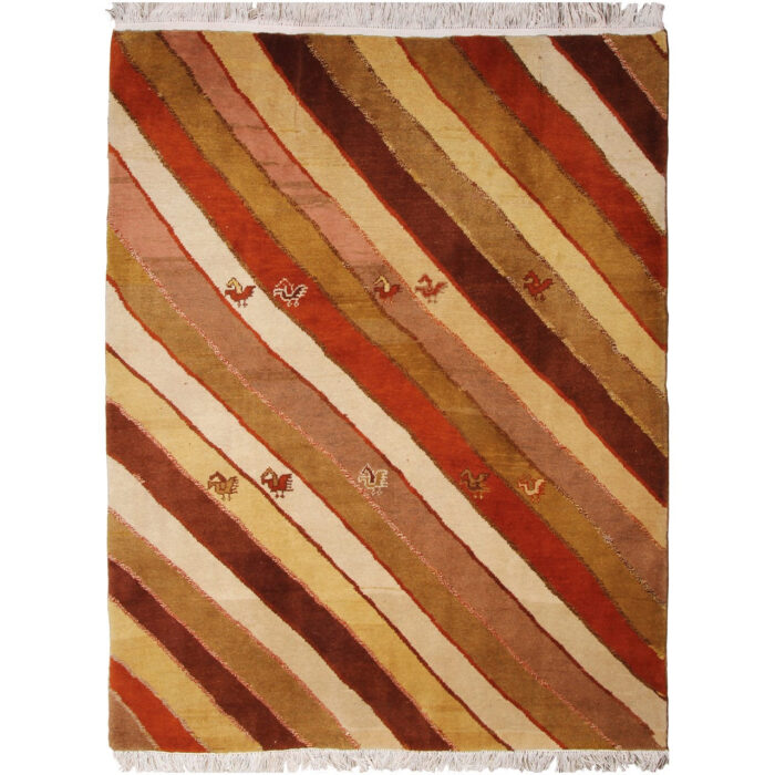 Luxurious Three-Meter Hand-Knotted Harris Wool Rug