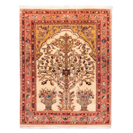 Luxurious Persian Harris Hand-Knotted Rug - Cream 223x174cm