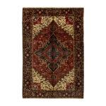 Luxurious Six-Meter Hand-Knotted Harris Design Wool Rug