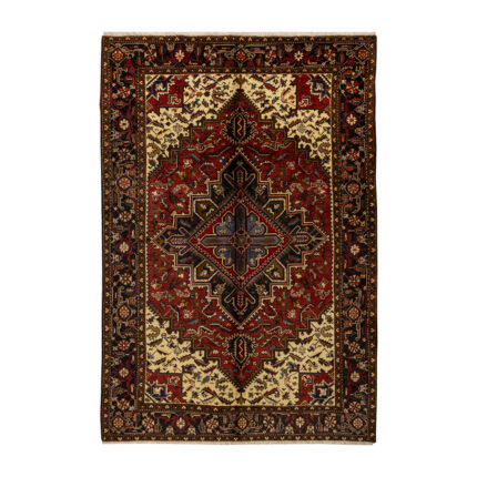 Luxurious Six-Meter Hand-Knotted Harris Design Wool Rug