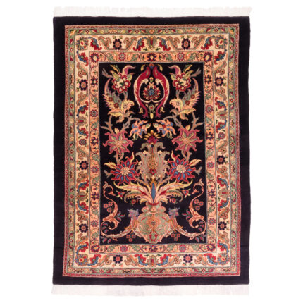 Luxurious Harris Wool Persian Hand-Knotted Rug - Navy 234x171cm