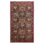 Luxurious Kermanshah Hand-Knotted Wool Rug - Navy 4.61 m2