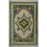 Luxurious 3.5m Hand-Knotted Harris Wool Rug - Modern Map Design