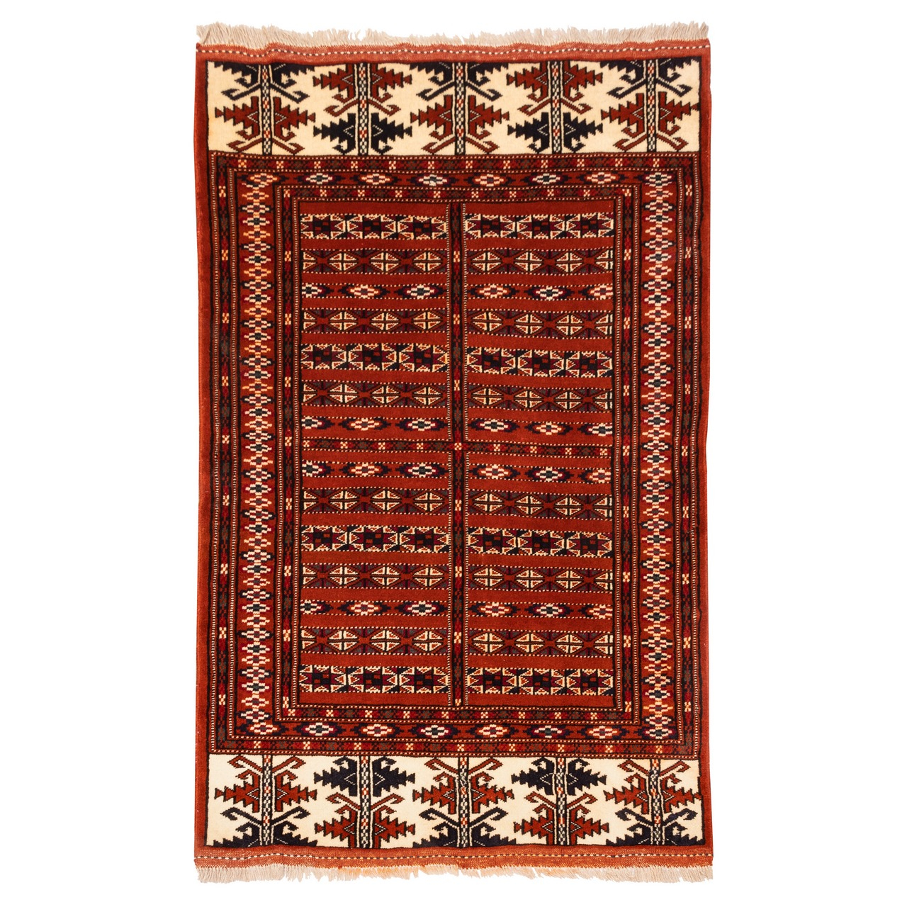 Persian hand-knotted rug Luxurious Persian Hand-Knotted Wool Rug from Golestan