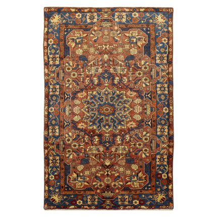 Luxurious Nahavand Hand-Knotted Rug - 4m Wool Lac Dye