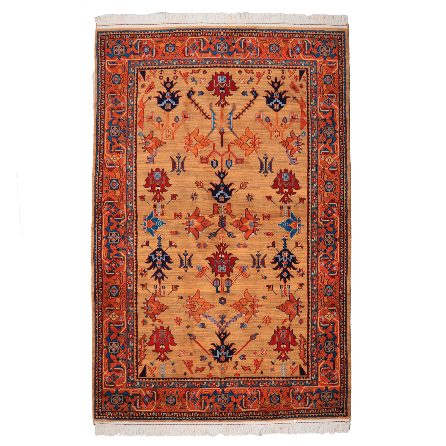 Five-meter hand-knotted rug Luxurious Five-Meter Hand-Knotted Vagira Design Wool Rug from Isfahan