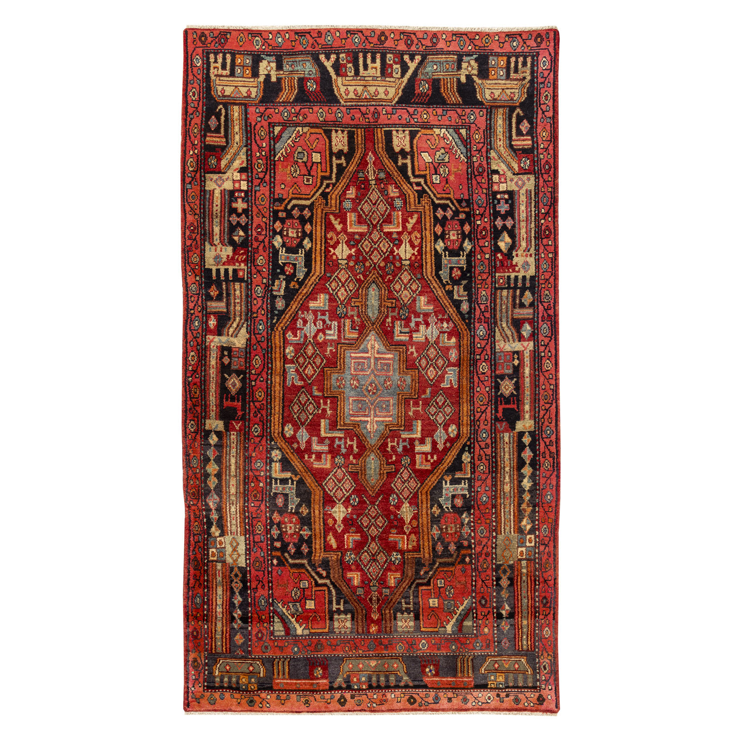 Four and a half meter hand-knotted rug Luxurious Kermanshah Hand-Knotted Rug - 4.25m2