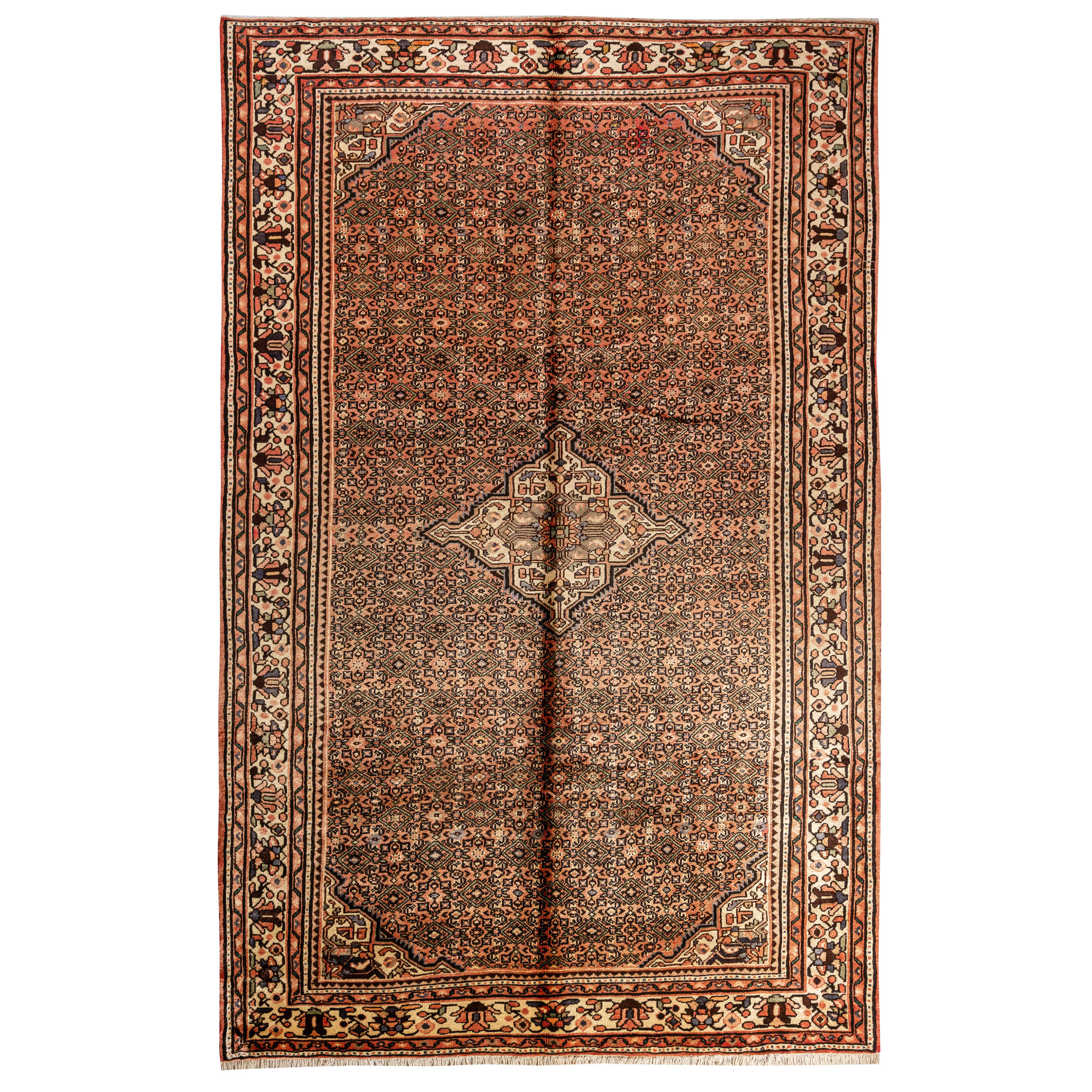 Six and a half meter hand-knotted rug Luxurious 6.5m Hand-Knotted Rug - Hossein Abad Model