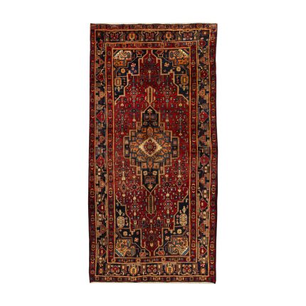 Luxurious Five-Meter Hand-Knotted Kermanshah Wool Rug