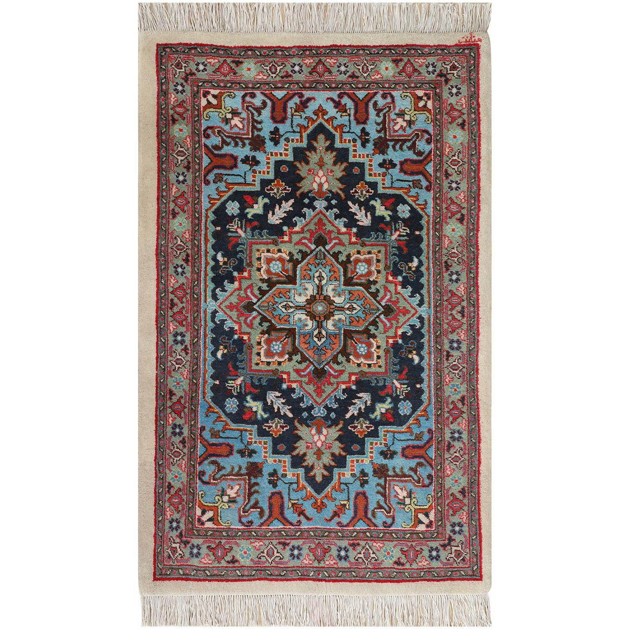 One and a half meter hand-knotted rug Luxurious Hand-Knotted Harris Wool Rug - 1.5 Meter Masterpiece