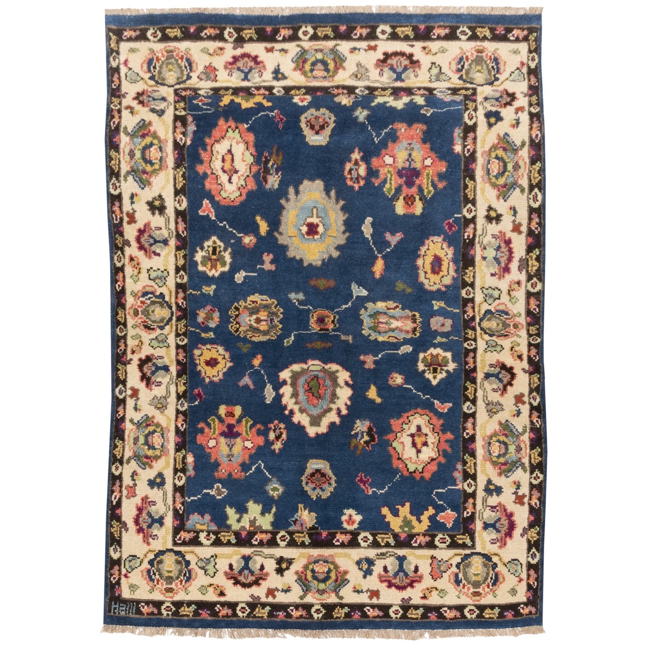 Three-meter hand-knotted rug Luxury Kashmar Hand-Knotted Wool Rug - 3m Blue Beauty