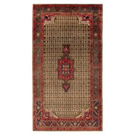 Luxurious Hand-Knotted Kermanshah Wool Rug - 4.34m² Cream Beauty