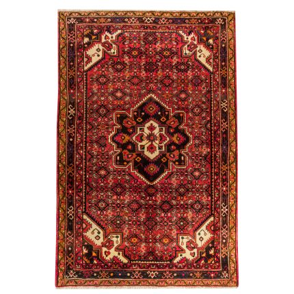Luxurious Hand-Knotted Hamadan Rug - Exquisite 3.5m Wool Masterpiece
