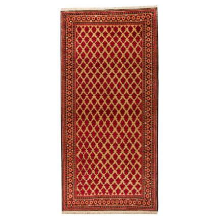 Luxurious Hand-Knotted Balochistan Wool Rug - Cream 2.29m2