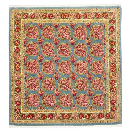 Luxurious Hand-Knotted Wool & Silk Rug from Sanandaj | 4.48m2