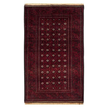 Luxurious One and a Half Meter Hand-Knotted Baloch Wool Rug