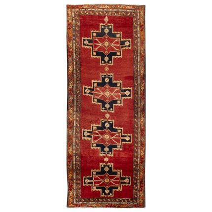 Luxurious Five-Meter Meshkin Hand-Knotted Rug from Ardabil
