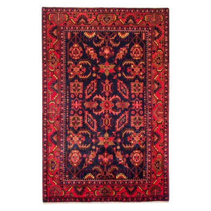 Luxurious Three-Meter Hand-Knotted Borujerd Model Wool Rug