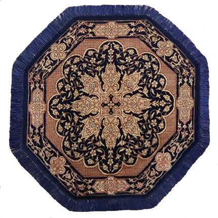 Luxurious Hand-Knotted Silk Rug Tablecloth - Tranji Model