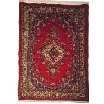 Luxurious Nermin Kesa Mashhad Hand-Knotted Rug - Exquisite Fleece Craftsmanship