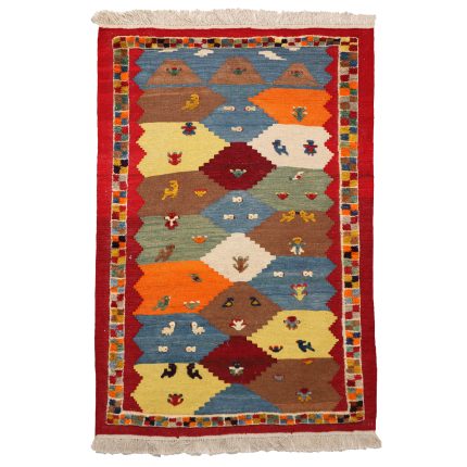 Exquisite Handmade Gabbeh Kilim - 100x142 cm