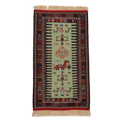 Hand-Woven Khorasan Kilim - Luxury Rug 99x180 cm