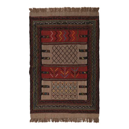 Authentic Handmade Kurdish Kilim Tablecloth - Code 4010957